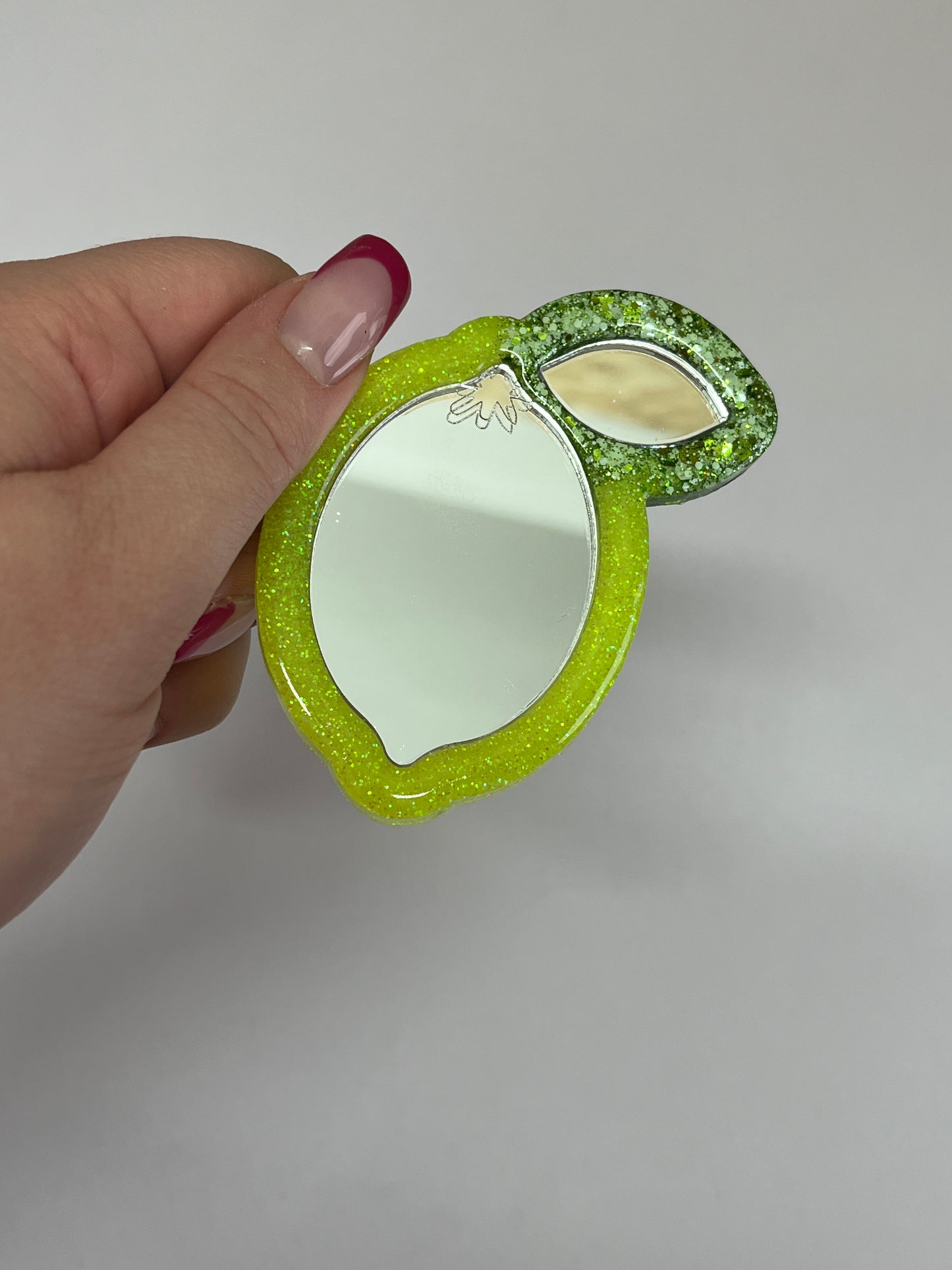 Zitronen Handspiegel