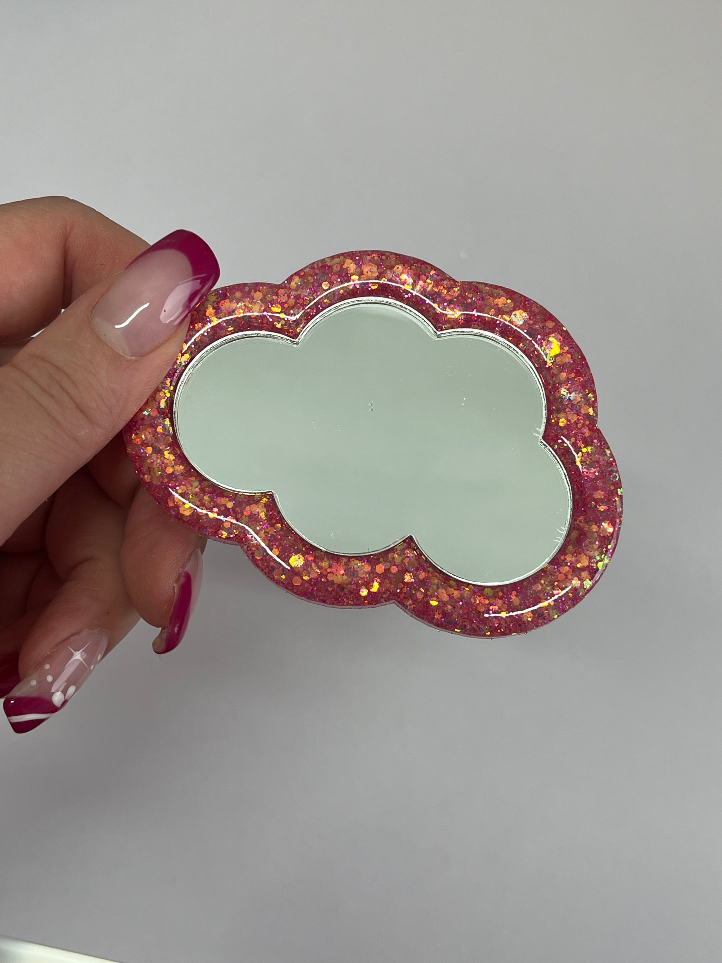 Wolken Handspiegel