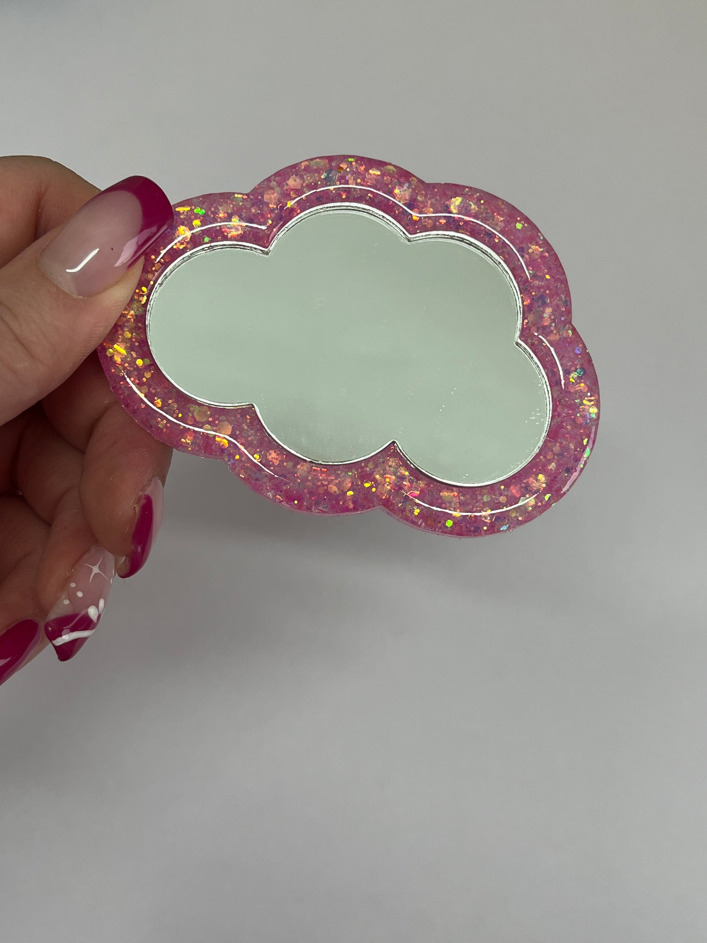 Wolken Handspiegel