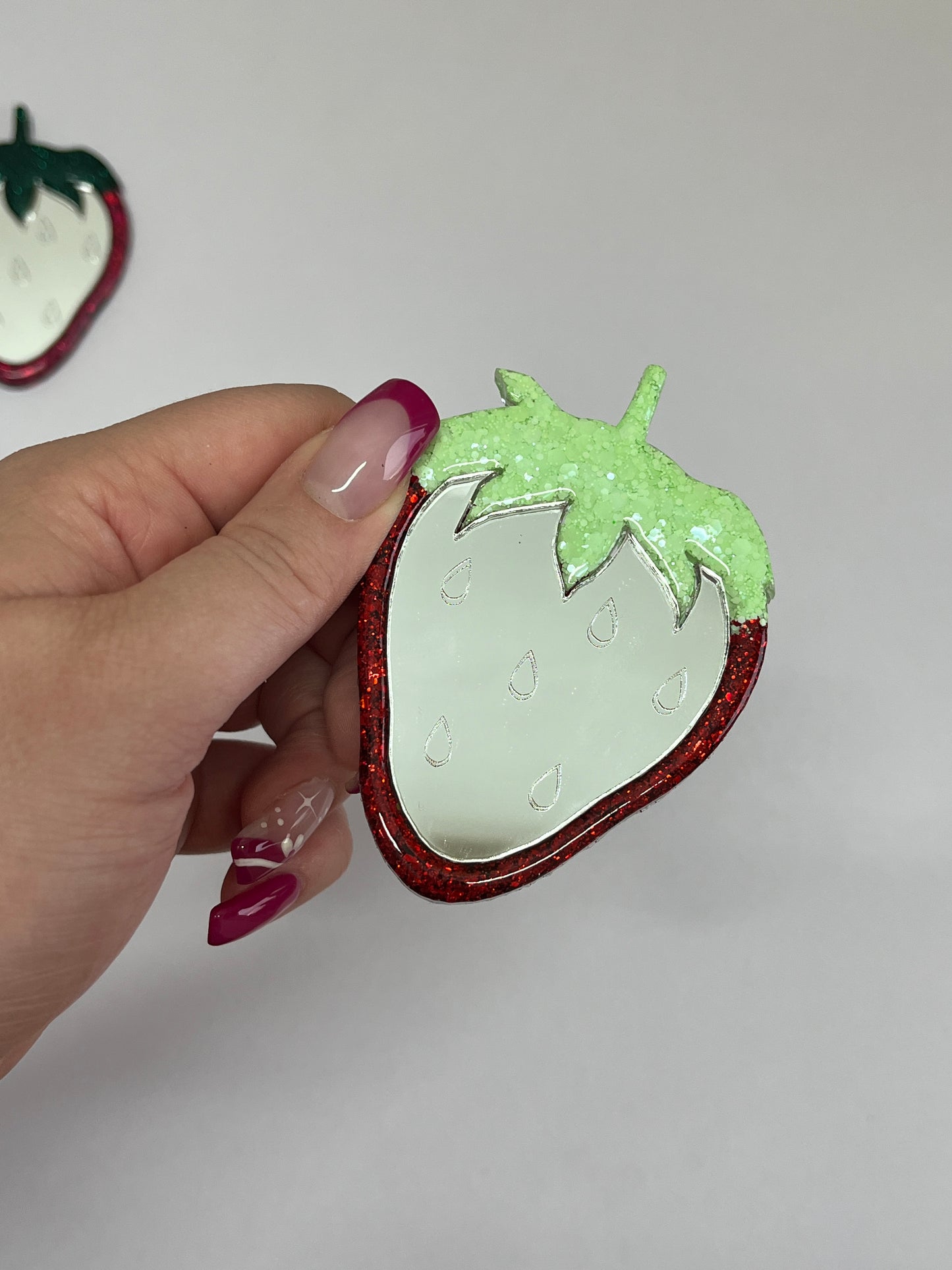 Erdbeer Handspiegel