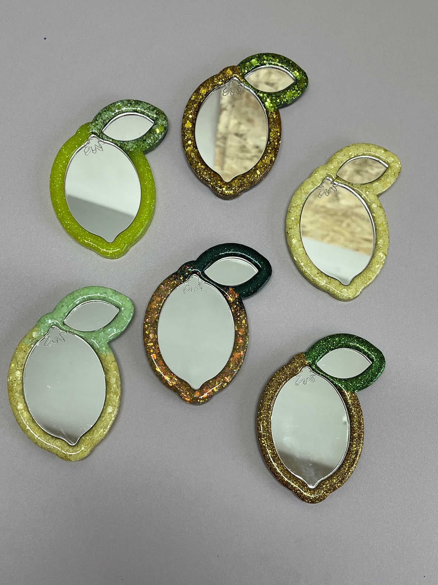 Zitronen Handspiegel