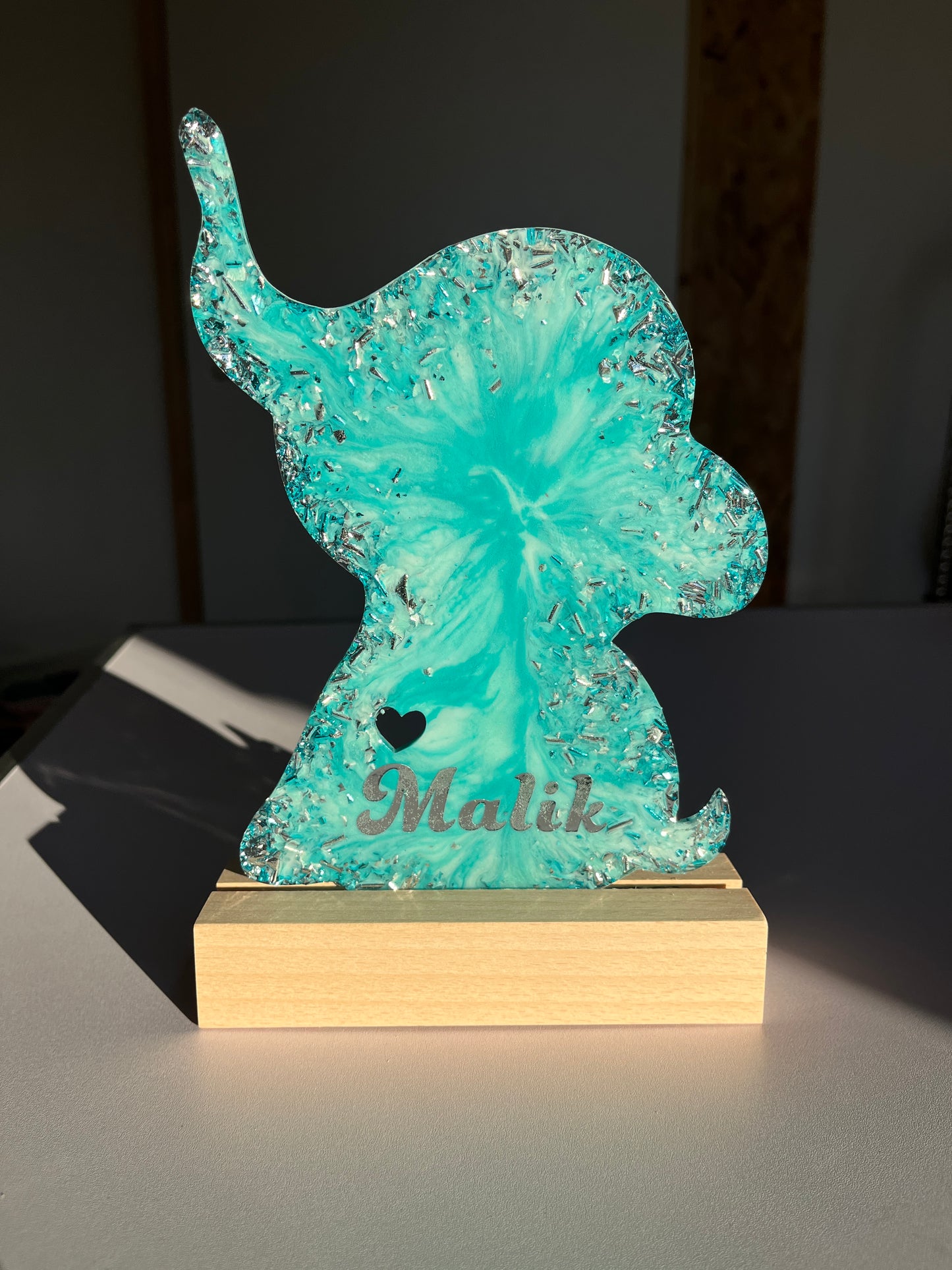Nachttisch-Lampe personalisiert