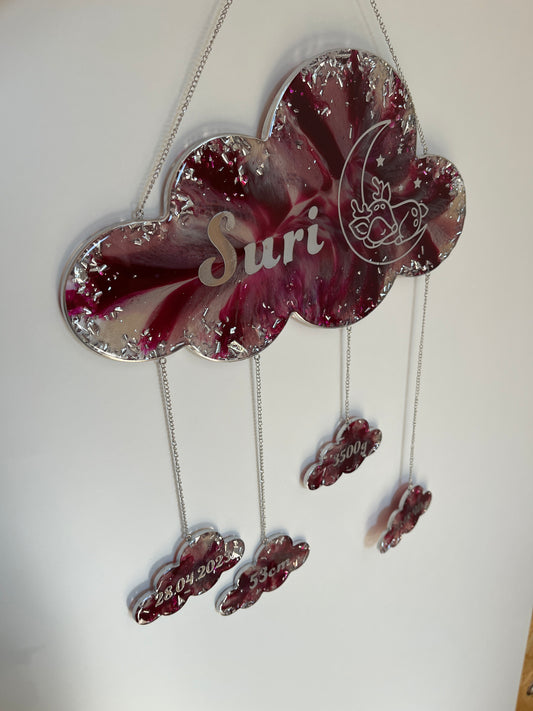 Babywolke Mobile groß