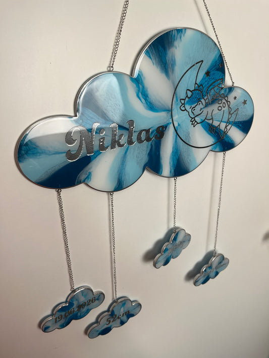 Babywolke Mobile groß