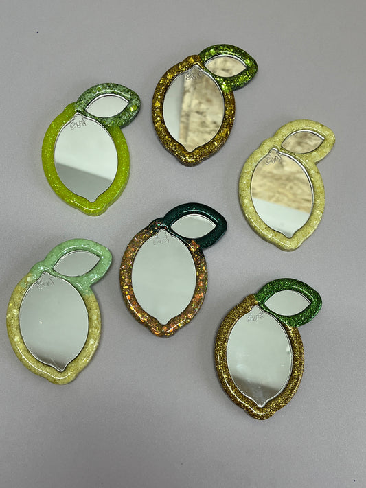 Zitronen Handspiegel