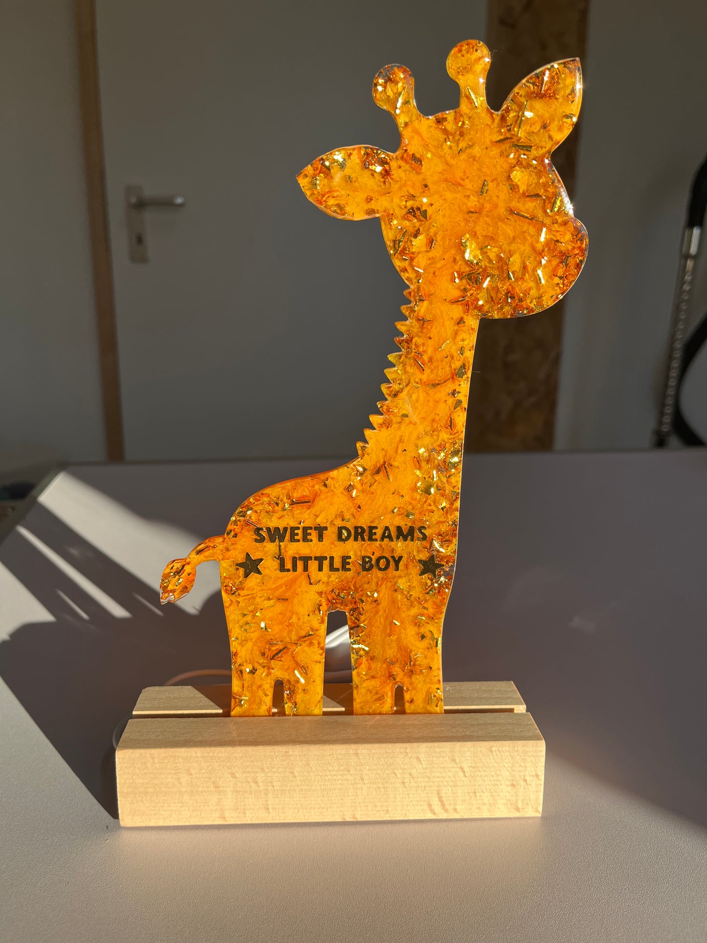 Nachttisch-Lampe personalisiert
