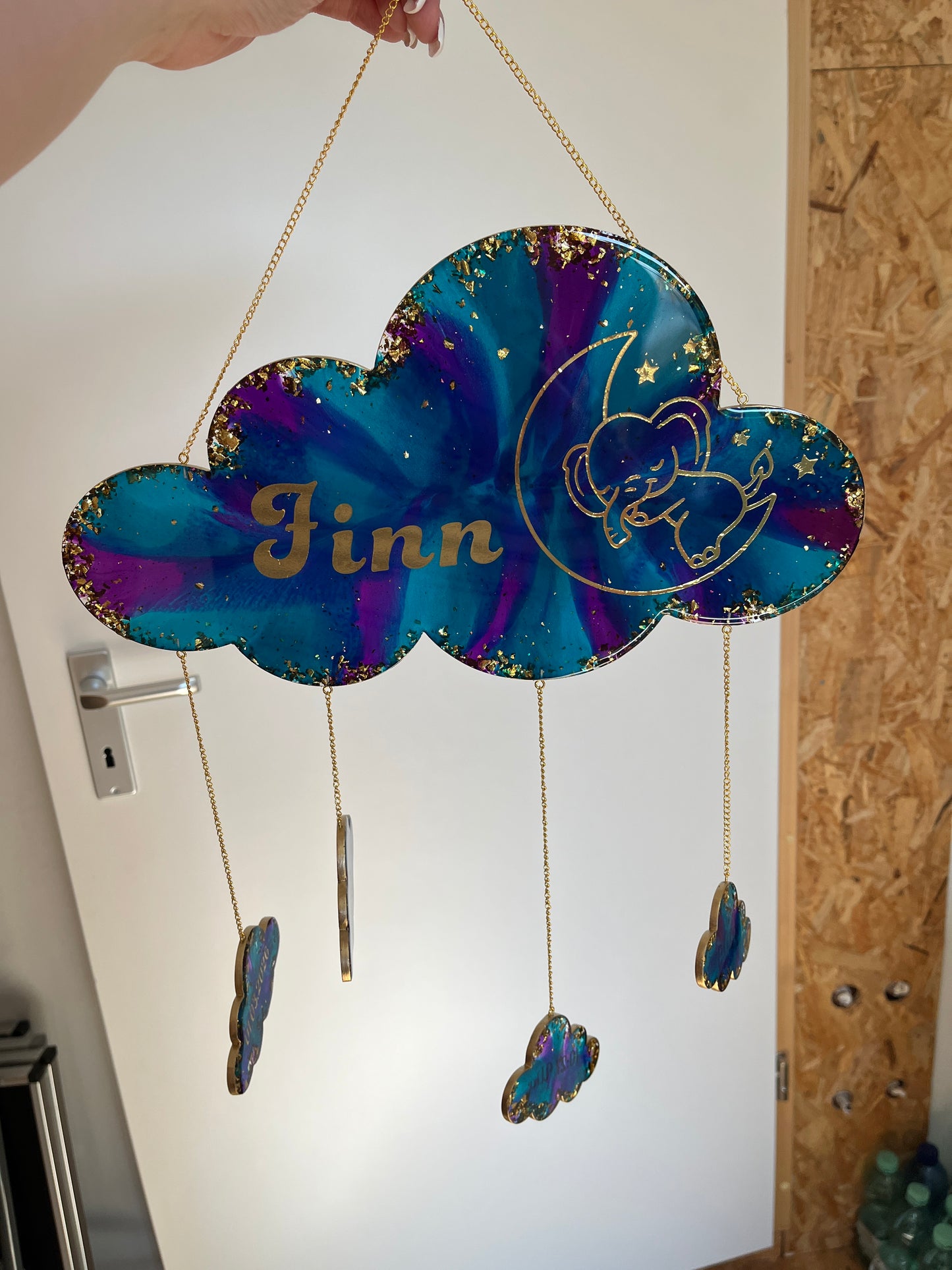 Babywolke Mobile groß