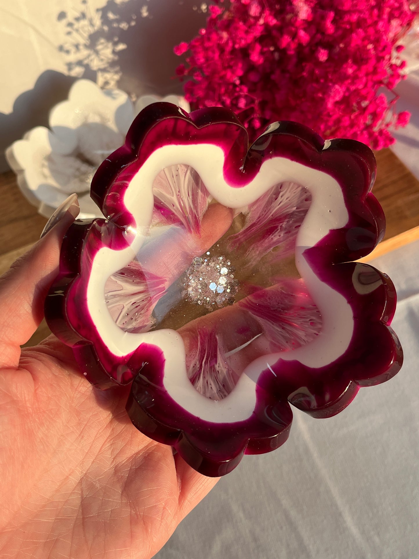 Große Blumenschalen