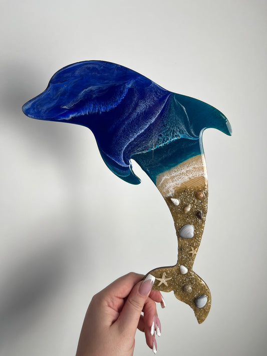 Ocean Art Wandbild - Delfin 2