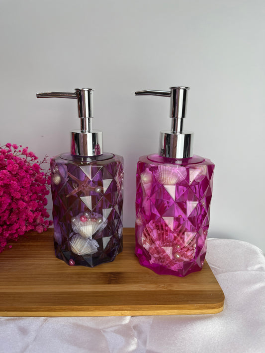 Ocean Art Seifenspender pink & Lila