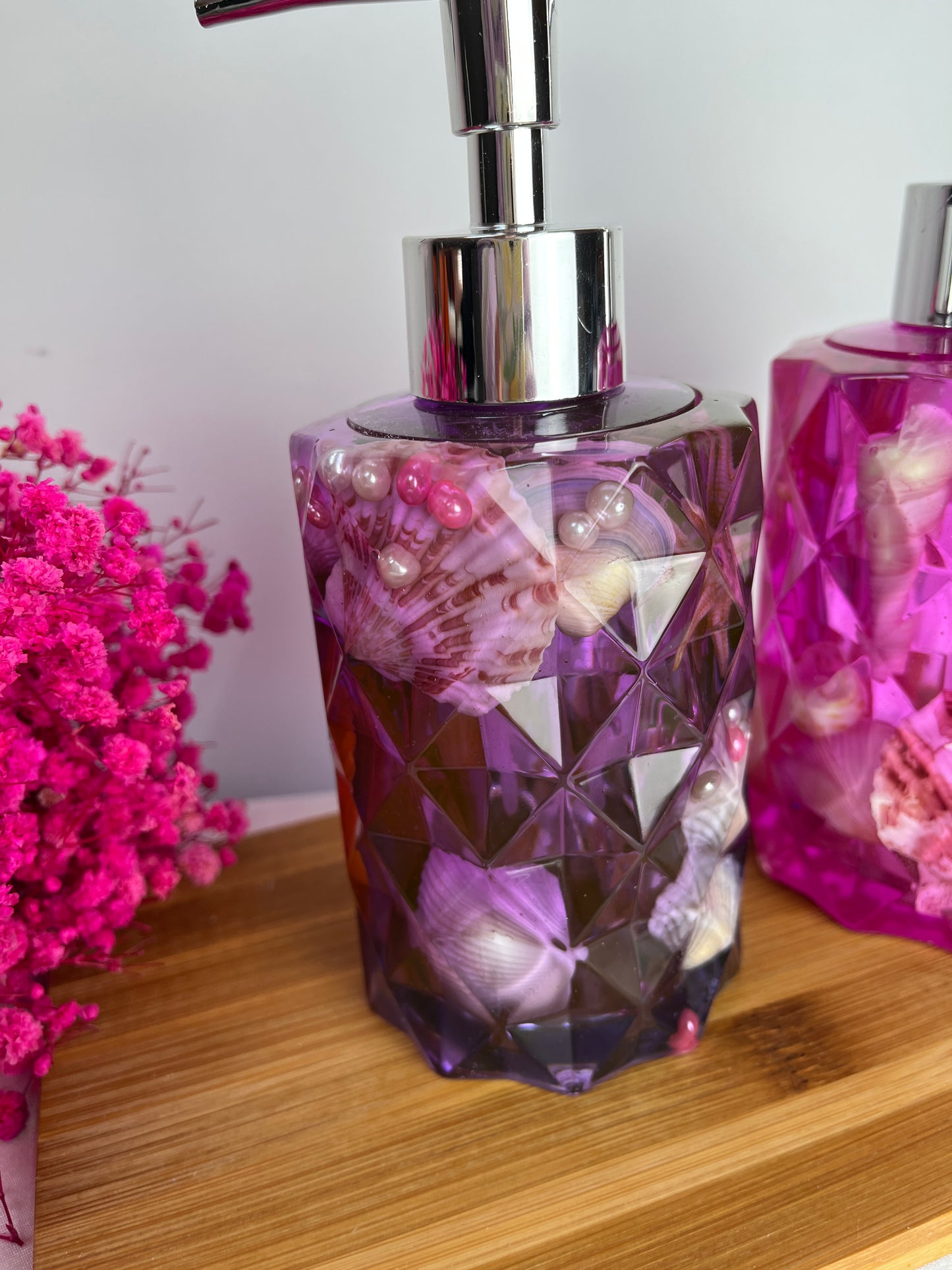 Ocean Art Seifenspender pink & Lila