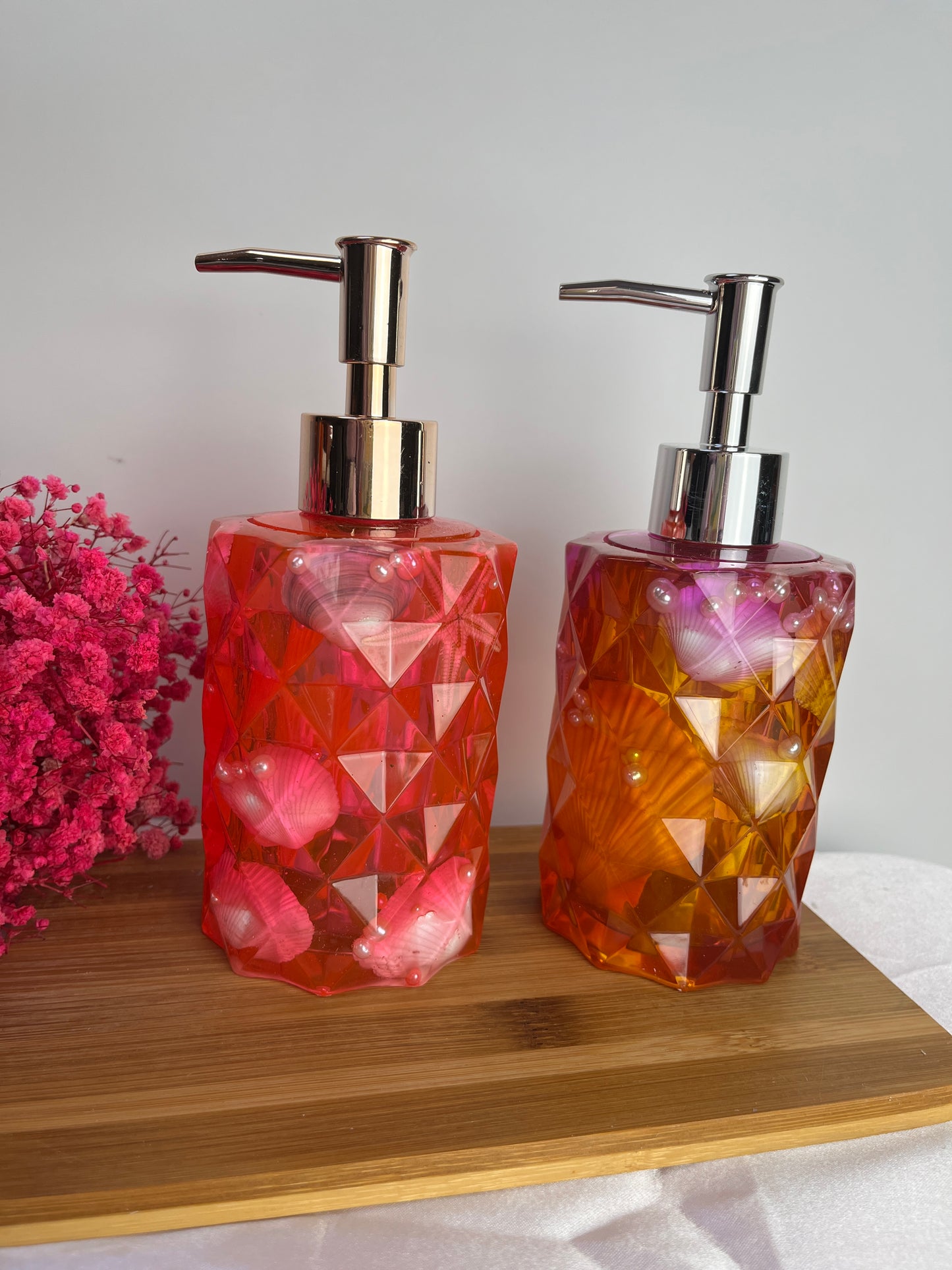 Ocean Art Seifenspender neonpink & lila-orange