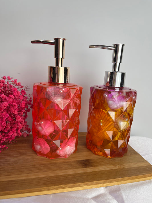 Ocean Art Seifenspender neonpink & lila-orange