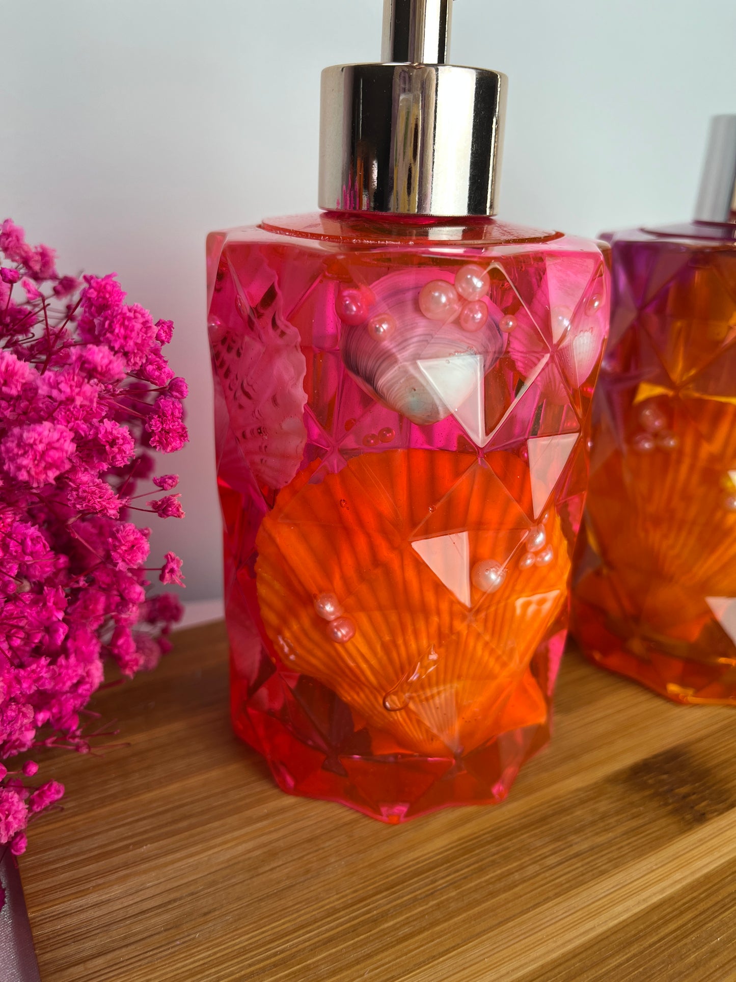 Ocean Art Seifenspender neonpink & lila-orange
