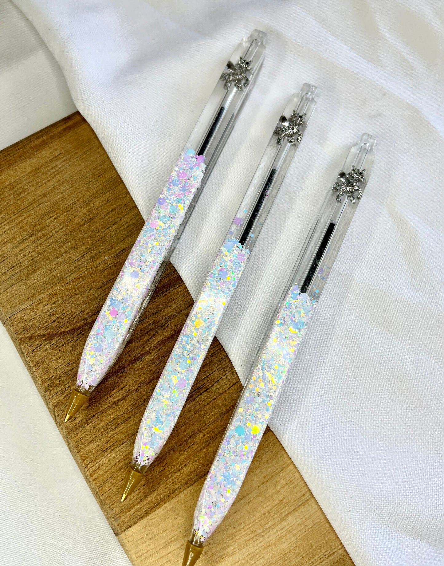 Kugelschreiber Einhorn Glitzer