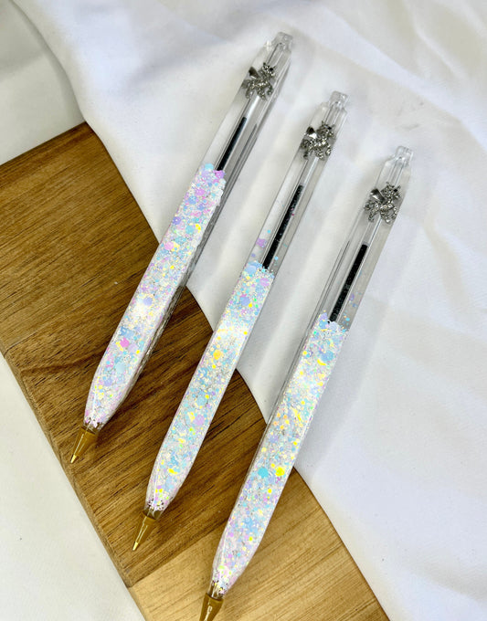 Kugelschreiber Einhorn Glitzer